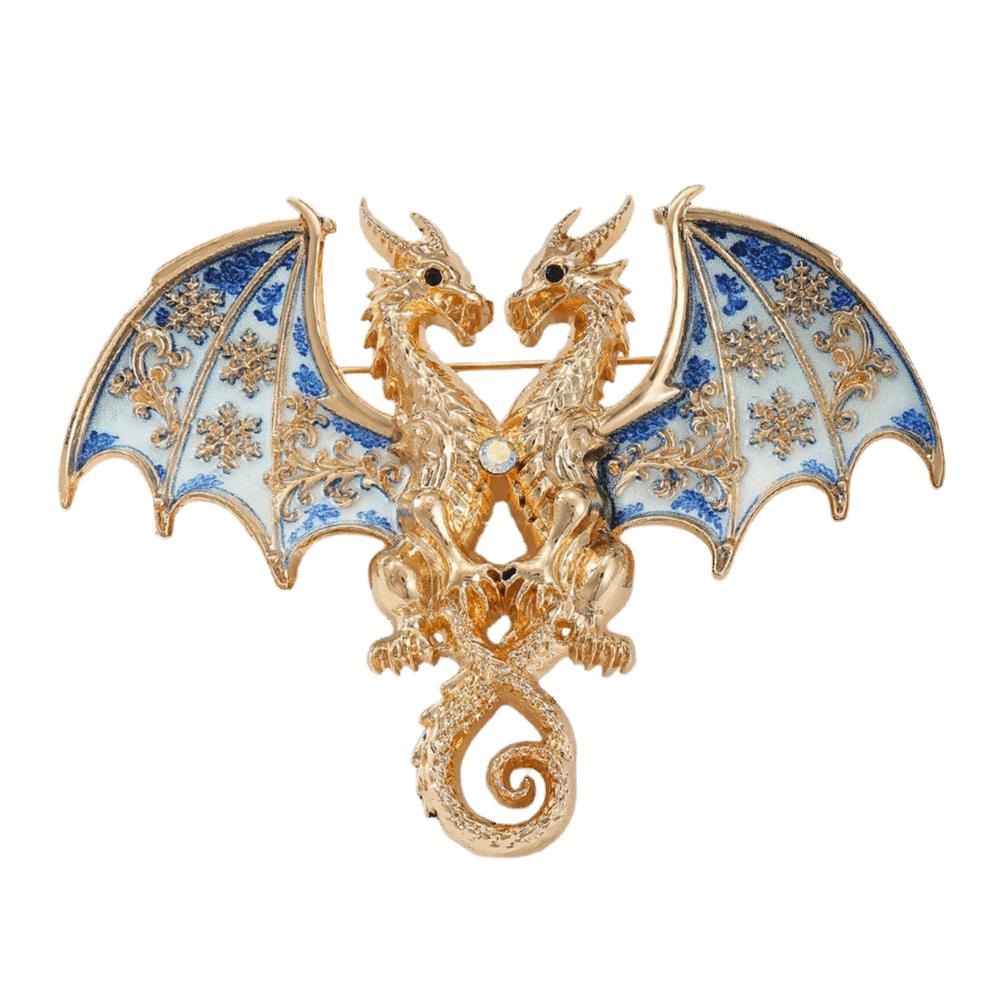 Classic Chinese Ceramic Lapel Pin Jingdezhen Style Jewelry Clothing Decoration