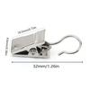 100Pcs Stainless Steel Drapery Crocodile Clip Hanging Drapes Clamp  Display Photos