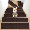 New 76X20cm Staircase Mat Non-Slip Safety Stair Tread Carpet Mat Soft Stripe Self-adhesive Protection Cover Pads Home Decor