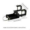 Garbage Can Coupler Receiver Trash Hitch Easy To Install Sturdy Universal 3 Removable Clips for