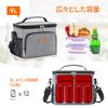 Lifewit Cooler Soft Insulated Lunch 9L Can Be Carried by Hand or Over the Gray Box, Small, Lightweight, Cooler, Bag, Capacity, Shoulder, Triple-Layer