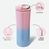 600ml Tumbler, Vacuum Insulated, Keeps Hot or Cold, Stainless Steel, with Holed Lid, Straw, Handle, Stays Dry, No Condensation, Direct Drinking, Pink