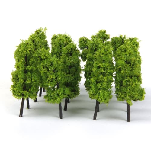 [Generic] 20 Pagoda Tree Model Trees for Railway Model Dioramas and Miniature Gardens