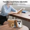 Luxury Ring Holder Cards Solt Leather Case for iPhone 18 Pro Max 17 16 15 14 13 Plus Shockproof Camera Protection Stand Cover