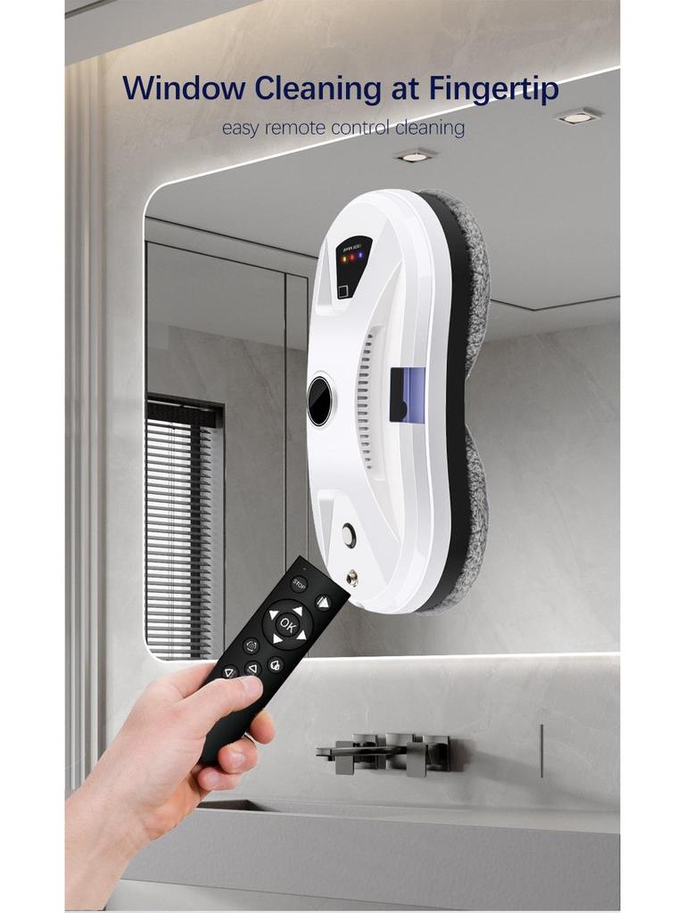 Smart Automatic Window Cleaning Robot for High-Rise Glass