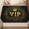 VIP Doormat Crown Gold Luxury Royal Non Slip Indoor Outdoor Entrance Rug Glam Home Decor Trendy Gift For Boss Office Hotel