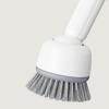 Kitchen Dish Brush Long-Handled Rotating Pot Brush for Kitchen Use Pot Scrubber Oil-Resistant & Non-Scratch Multi-Purpose