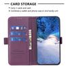 Applicable to Samsung S26Pro leather case A55 solid color side buckle leather pattern insert card wallet protective case A35 case S25