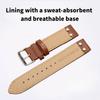20mm 22mm Genuine Leather Watch Strap for Men Compatible with Hamilton Navy Field Khaki Eternal Jazz Smart Watch Strap