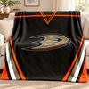 Anaheim Ducks blanket Flannel Blanket Soft Cozy Plush Throw for Sofa Bed Lightweight Home Decoration Outdoor camping
