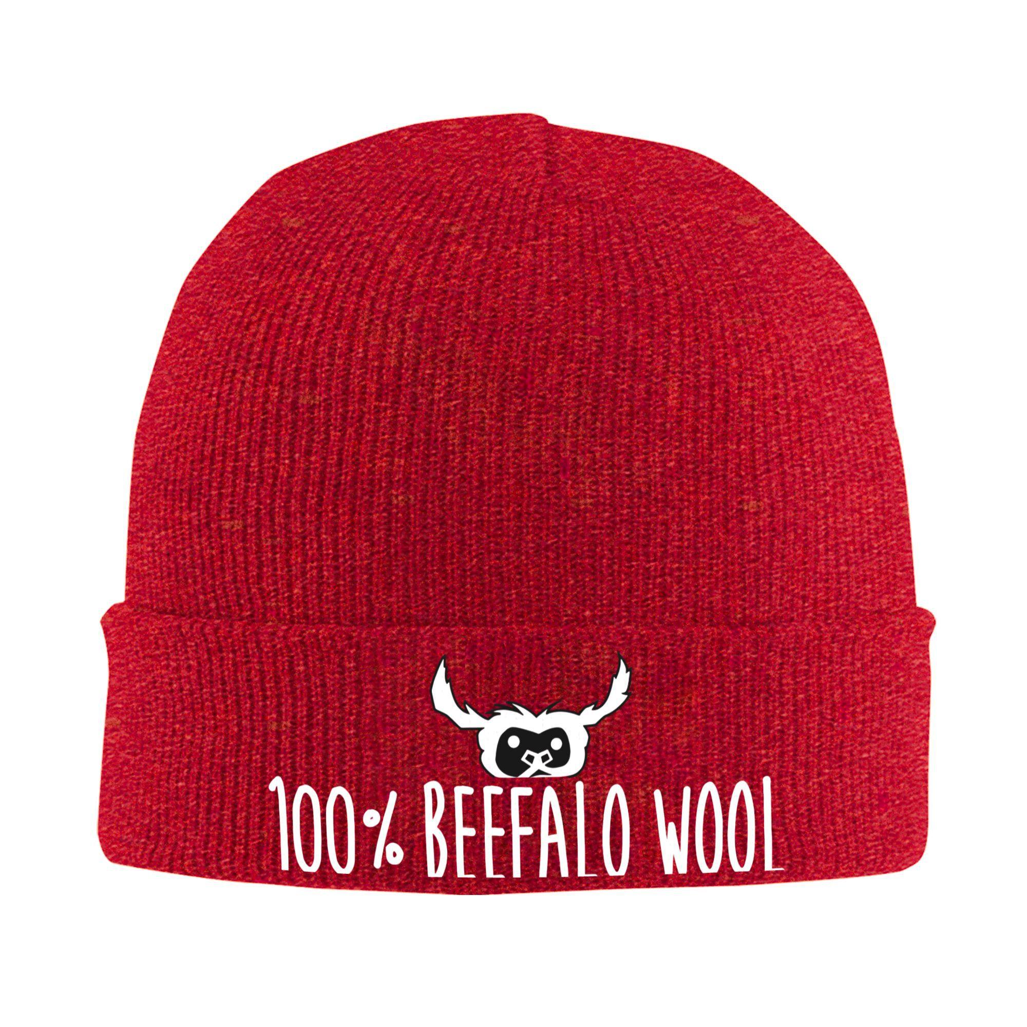 Women Unisex Cuff Beanie Don t Starve Together 100 Beefalo Wool Merch Warm Skull Knitted Hat Cap PVP Play Game Bonnet Knit Hat One Size