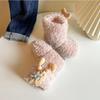 Korean Style Girls' Fashionable Fur Boots - Cute Princess Snow Boots with Soft Soles and Thick Warm Cotton
