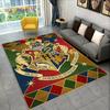 3D P-Potter Magic Academy Movie HD Rug Carpet for Living Room Bedroom Home Decor,Floor Mat Non-slip for Sofa Doormat Gift Kids
