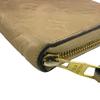 LOUIS VUITTON M69034 Zip Around Monogram Unplant Monogram Ann Platt Zippy wallet Purse beige Monogram Ann Platt Used
