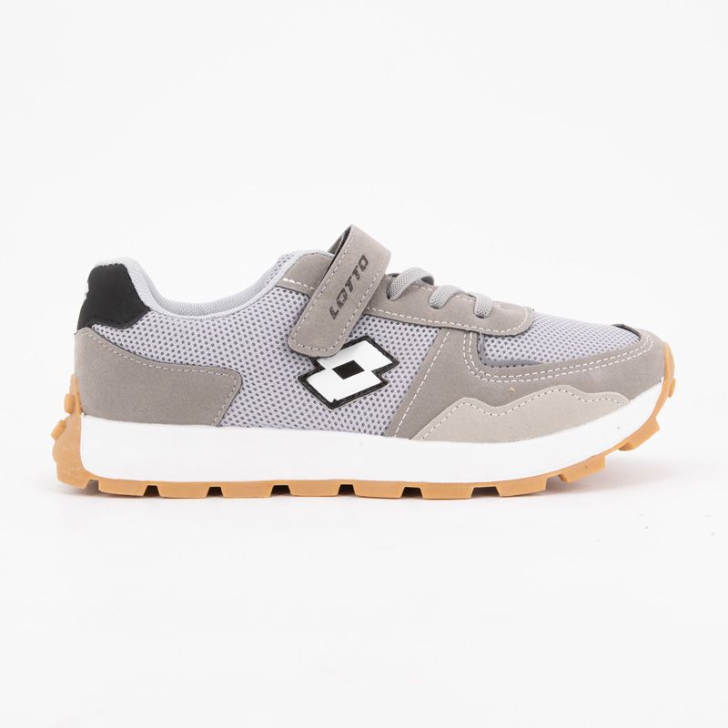 

Кроссовки серые капри на липучке резиновая подошва Детские LOTTO 32 серый