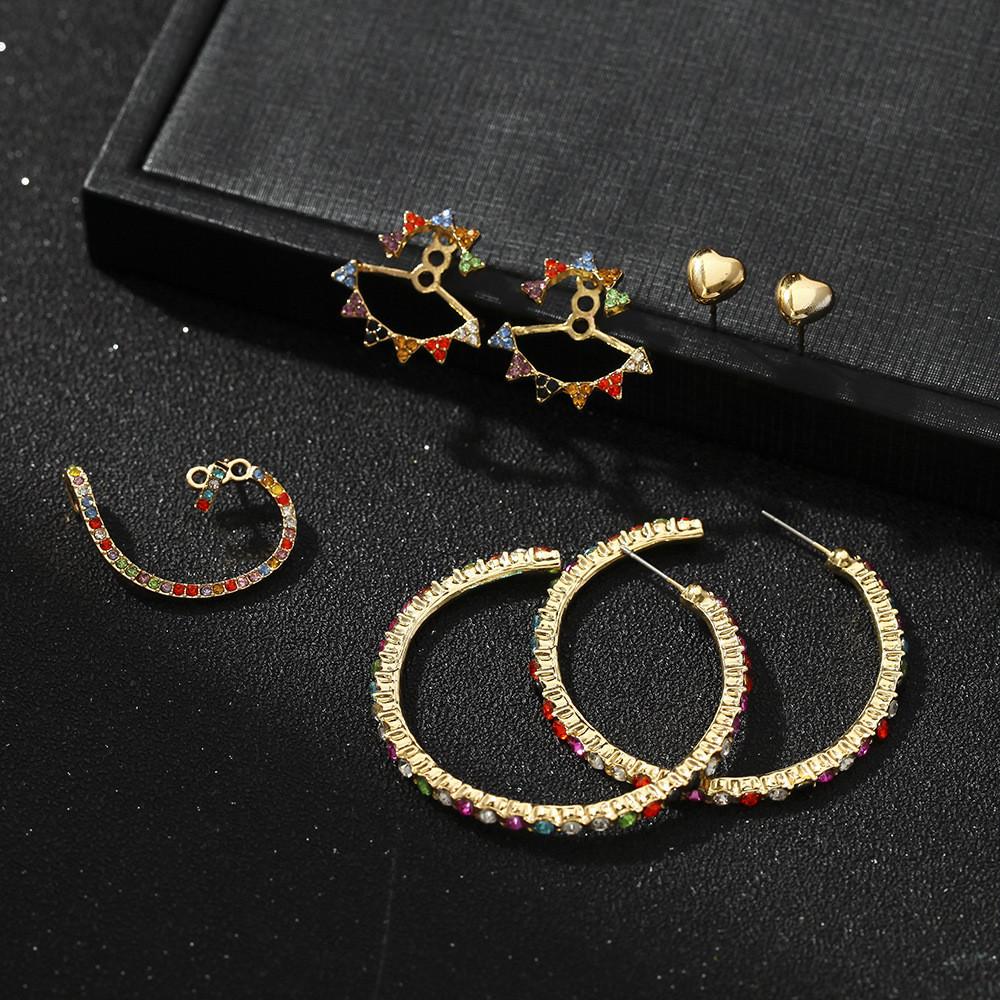 Cute Fresh And Shaped Alloy Earrings Perfect For Celebrations Promotions And