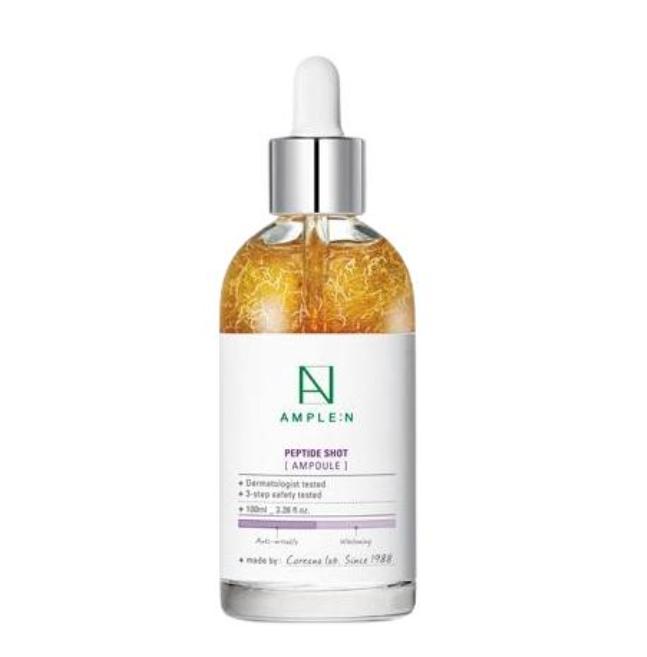AMPLE:N Peptide Shot Ampoule – 100ml / 30ml | Anti-Wrinkle & Firming Serum with Peptides
