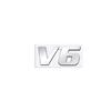Metal 3D Badge  car displacement Logo Car Rear Trunk Body Sticker Emblem