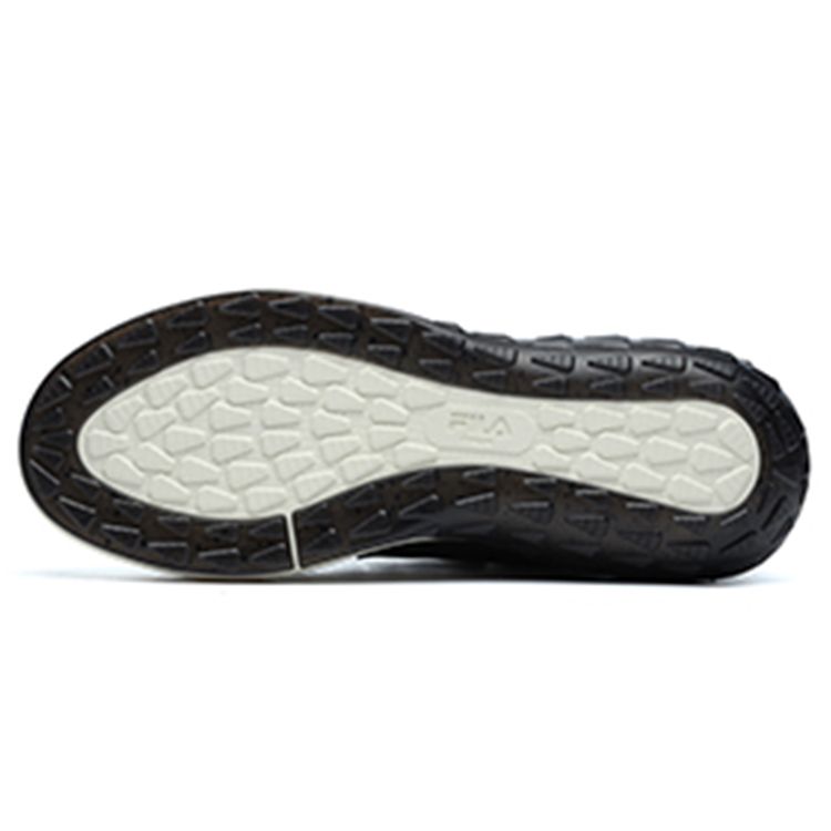 Fila Mixa Fabric Synthetic Leather Trendy Retro Casual Low-Top Sneakers Men Sneakers Gray Black F12M223101FTA