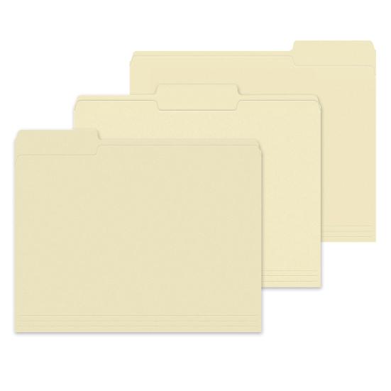 

50 шт. Манильские папки для файлов Стандартный размер письма Папки для файлов Органайзеры для деловых документов Организация дома и офиса Школьные принадлежности бежевый