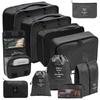 11-Piece Travel Organizer Set: Digital, Toiletry, Cosmetic, Clothes, Shoes, Dustproof Luggage Bags