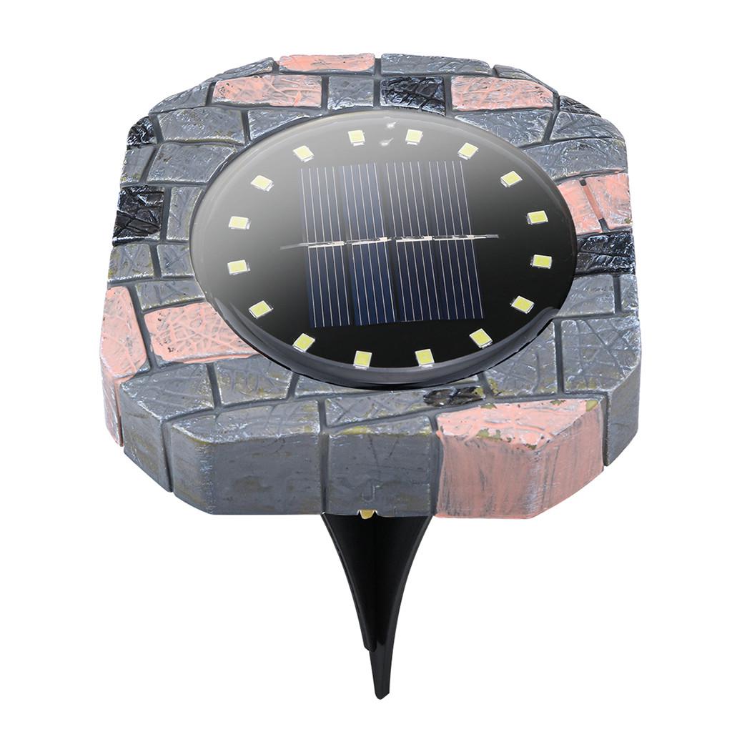 1PC LEDSolarLightsUndergroundBuriedGardenRoadwayOutdoorWallLamp,16