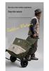 Foldable Wooden Lid Camping Storage Box & Extendable Picnic Table