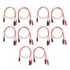 5 Sets Crocodile Clip To DC Adapter Cable Male Female Connector Battery Test Cable 50cm Length