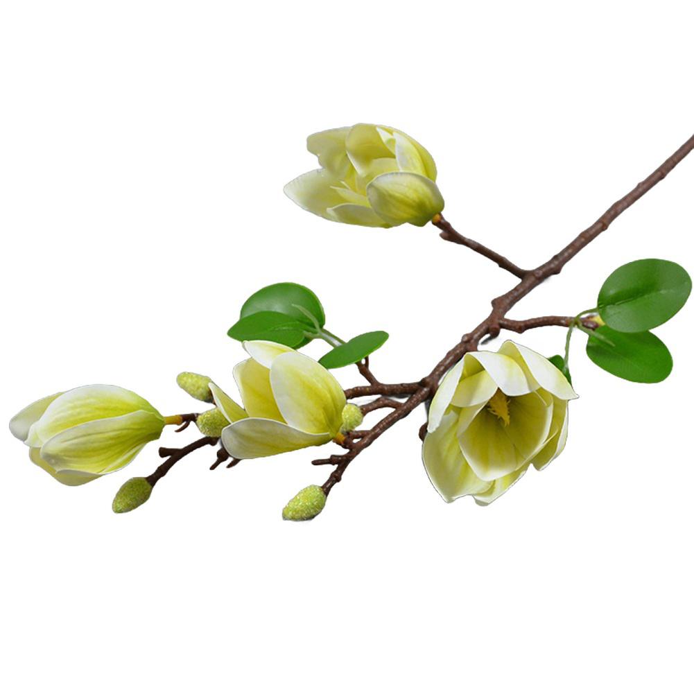 New Practical Artificial Flower Magnolia Orchid For Wedding Decorative Magnolia Denudata Simulation Real Touch