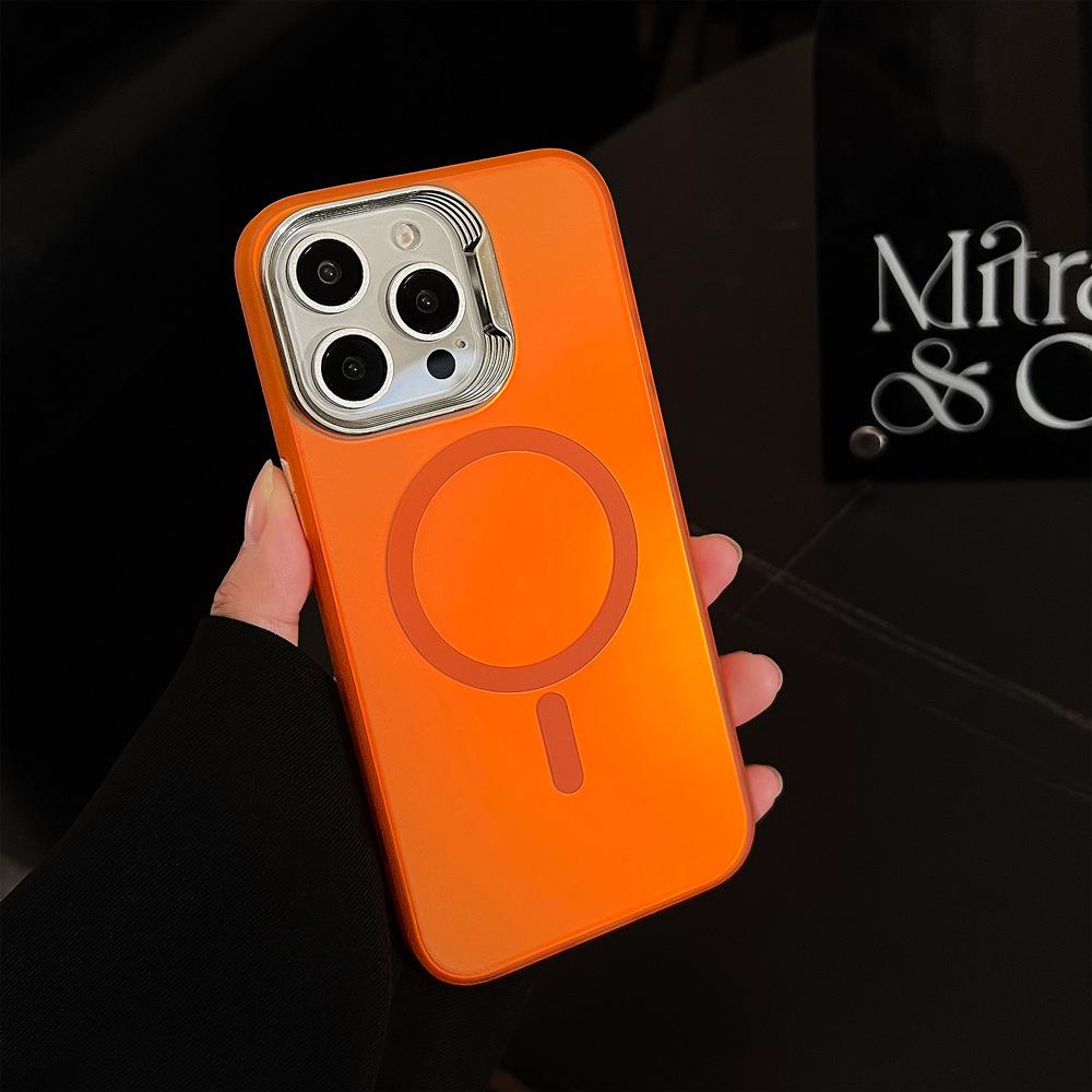 

Magnetic Laser Gradient Iphone16 Mobile Phone Case Apple 15 Promax Electroplating 14 Anti Fall 13 Simple and Advanced 12 12pro max (6.7)