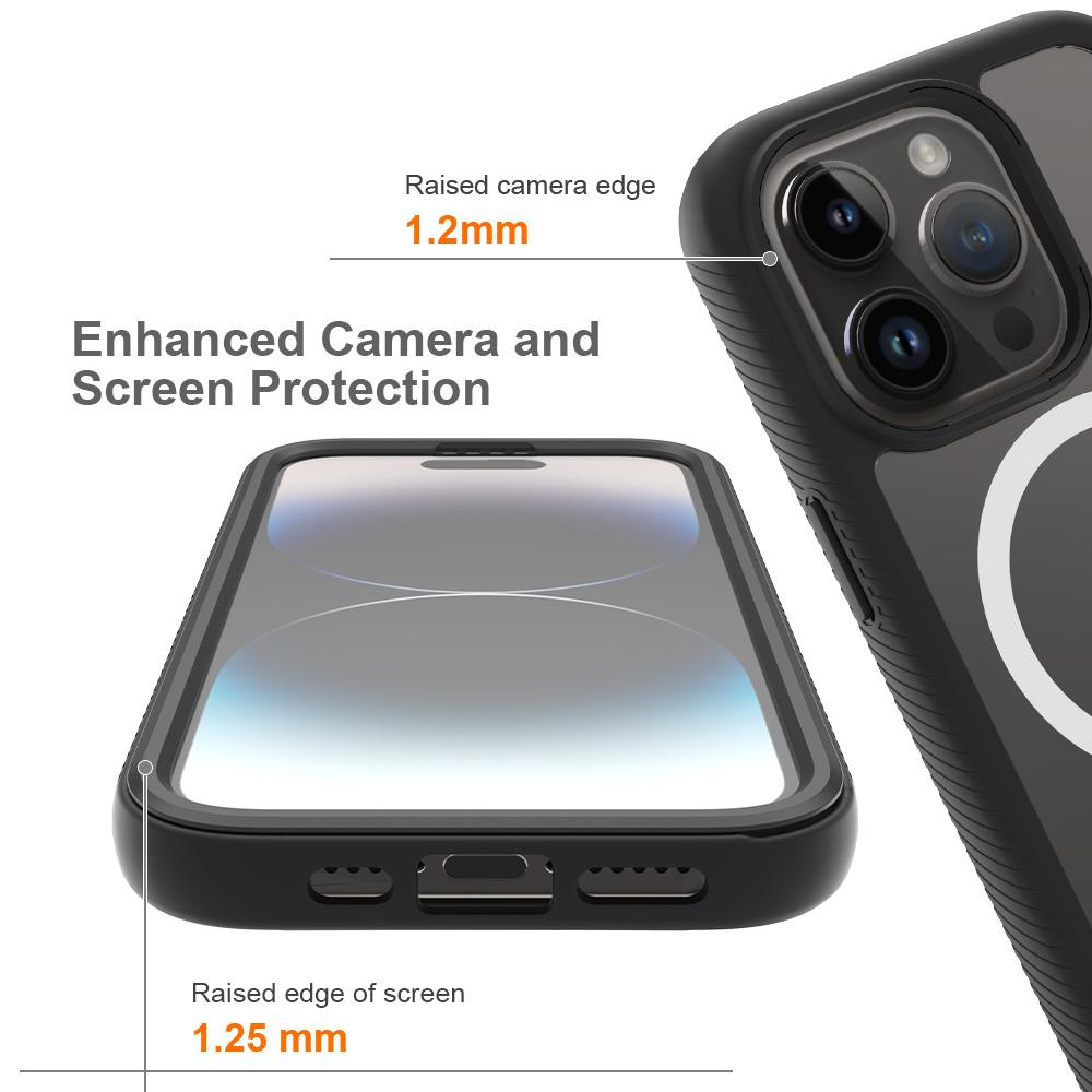 Starry Series for iPhone 15 Pro Case PC+TPU Magnetic Phone Cover Compatible with MagSafe