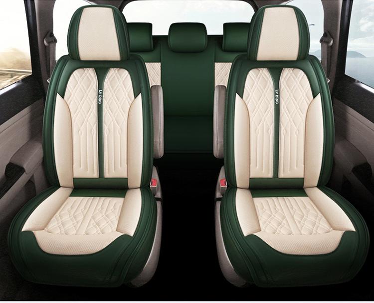 Fundas de Asiento de Cuero Envolvente Completo Baojun 730 para 7 Plazas (2+2+3), Cojines para todas las estaciones.