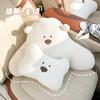 Cartoon headrest waist rest cute four seasons universal car seat pillow creative bear car neck pillow female