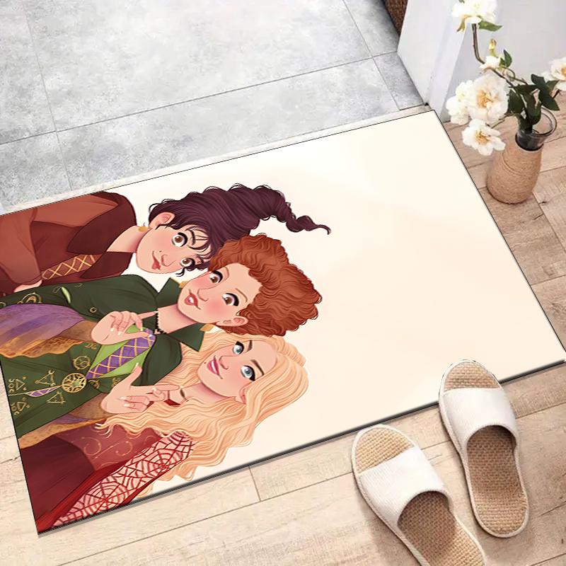 Hocus Pocus Polyester Carpet, Soft Indoor Mat for Office Chair, Living Room, Computer Desk - Decorative Home Office Rug Design
