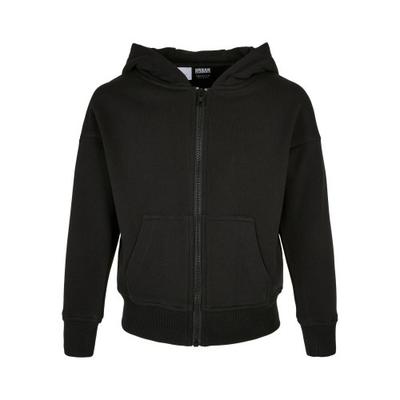 Moletom com Zíper Completo em Tecido Terrycloth Orgânico para Meninas da Urban Classics