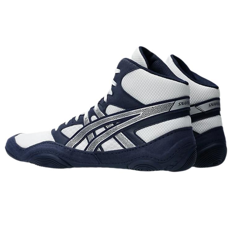 Nové tréninkové boty Asics Snapdown 4 Coverage se středně vysokým svrškem Pánské Modré Bílé 1081A058-401