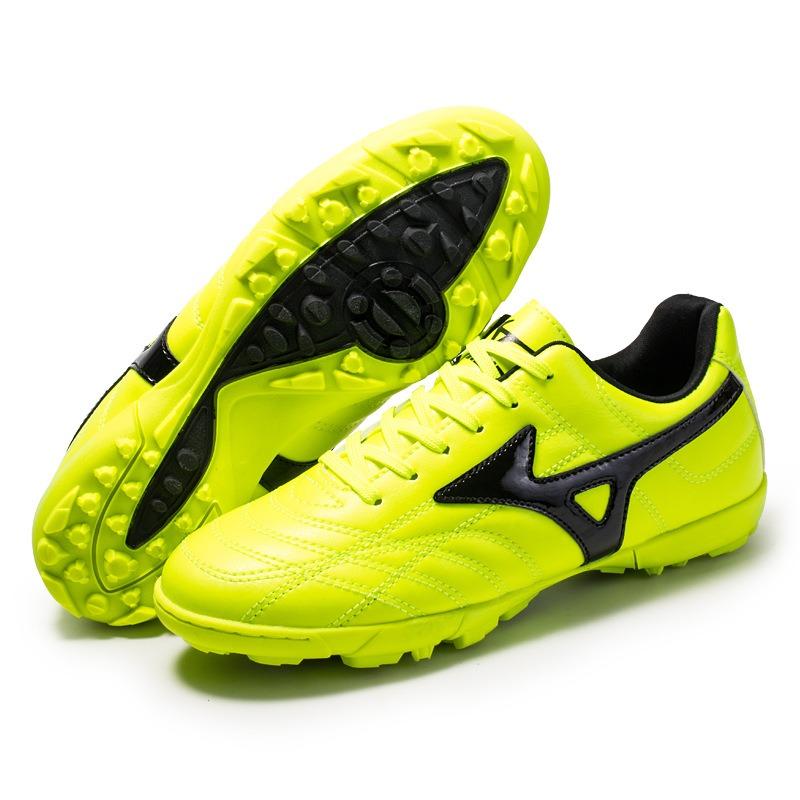 New Low-top Football Shoes with Broken Nails, Youth and Youth Training Shoes, Boys and Girls, Leather Feet, Children's Football Shoes