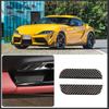 Real Carbon Fiber Window Lift Groove Mat Trim For Toyota Supra A90 19-24
