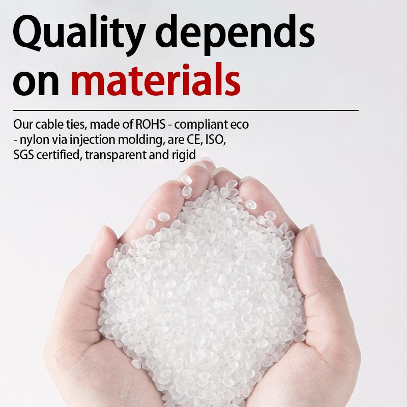 100pcs Self-locking Cable Ties Black Wire Cable Zip Ties Fasten Cable Organiser Nylon Straps Multi-Purpose Wraps Cord Management