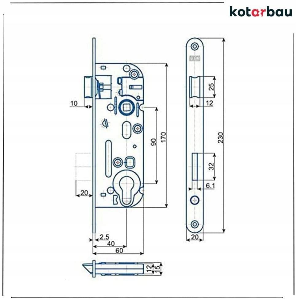HOBES 90/40 lock insert 02-04