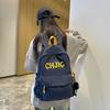 Schoolbag1011 Autumn and Winter New Schoolbag Junior High School Students Japanese Simple Large-capacity College Student Casual Backpack