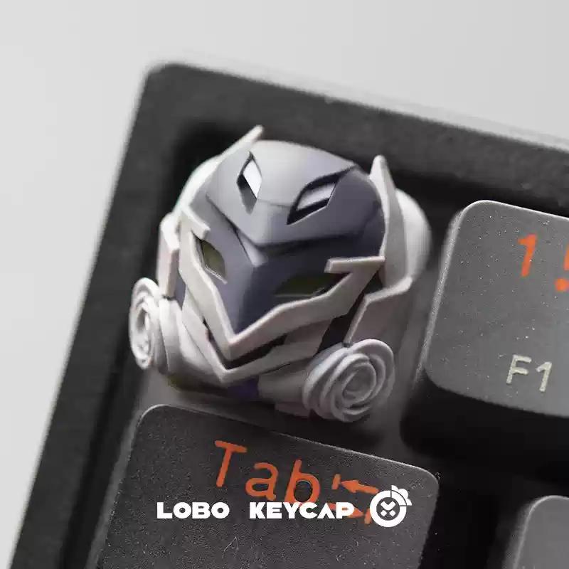 Anime Valorant Themed Keycaps Peripheral Keyboard Modification Parts Resin Material Manual Polishing Process Keyboard Esc Keycap