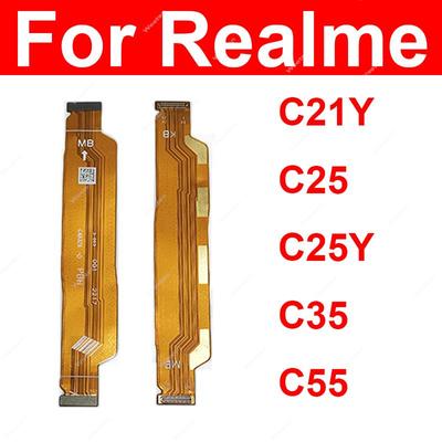 Pagrindinės plokštės lankstus kabelis Realme C21Y C25 C25Y C35 C55 LCD ekrano pagrindinės plokštės jungties lankstaus kabelio keitimas