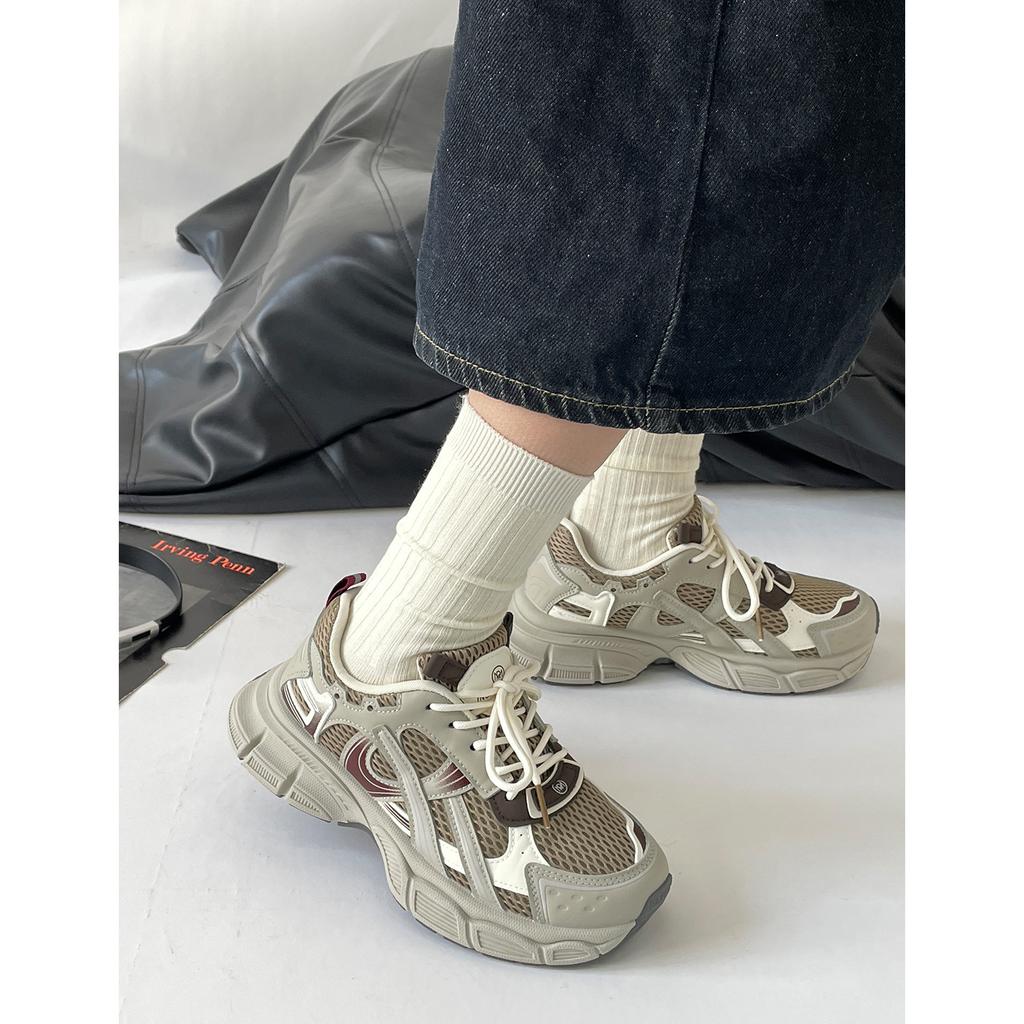 Platform Dad Shoes Women's Small Height Increase 2025 Super Hot New Autumn Versatile Fashion Casual Sports Shoes Women's