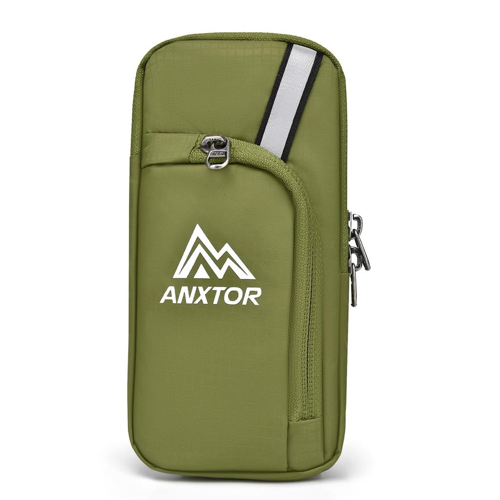 ANXTOR Wanderrucksack 20L, Grün, Leichter Trekkingrucksack, Atmungsaktive Mesh-Träger, für Bergsteigen im Freien (Grün, 20L)