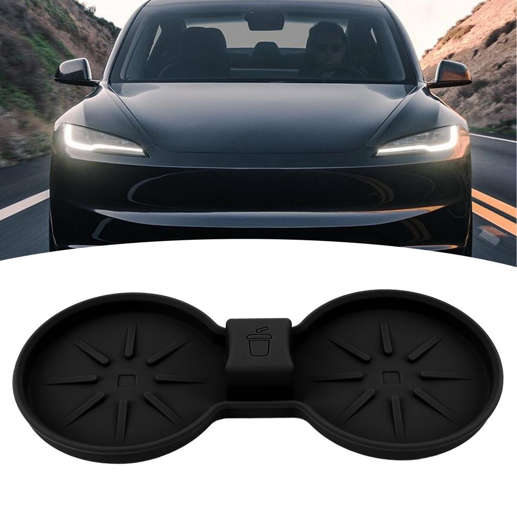 Mittelkonsolen-Getränkehalter-Einsatzmatte Anti-Rutsch Wasserdicht Temperaturbeständig Getränkehalter-Polstermatte für Fahrzeug