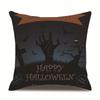Halloween Linen Pillow Cover Printed Pillow Cover