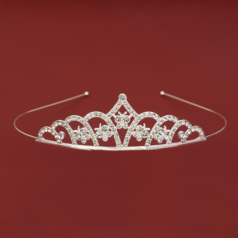 Bridal jewelry children's hairband headband alloy birthday party crown flowers dress up hair accessories princess crown