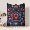 1pc Guitar Dreams Lightweight Flannel Blanket, Comfortable and Warm Blanket, for Office and Camping Sofa Bed, Livingroom131