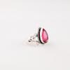 Pink Rubellite Gemstone 925 Sterling Silver Jewelry Handmade Ring Gift For Mom RR-57-11